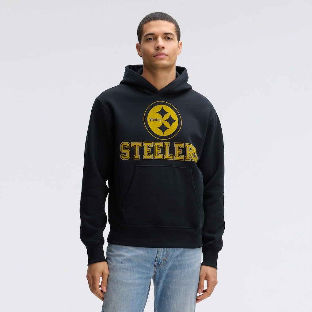 Pittsburgh Steelers Fanatics IconicFleece Flocked Hoodie