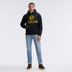 Pittsburgh Steelers Fanatics IconicFleece Flocked Hoodie