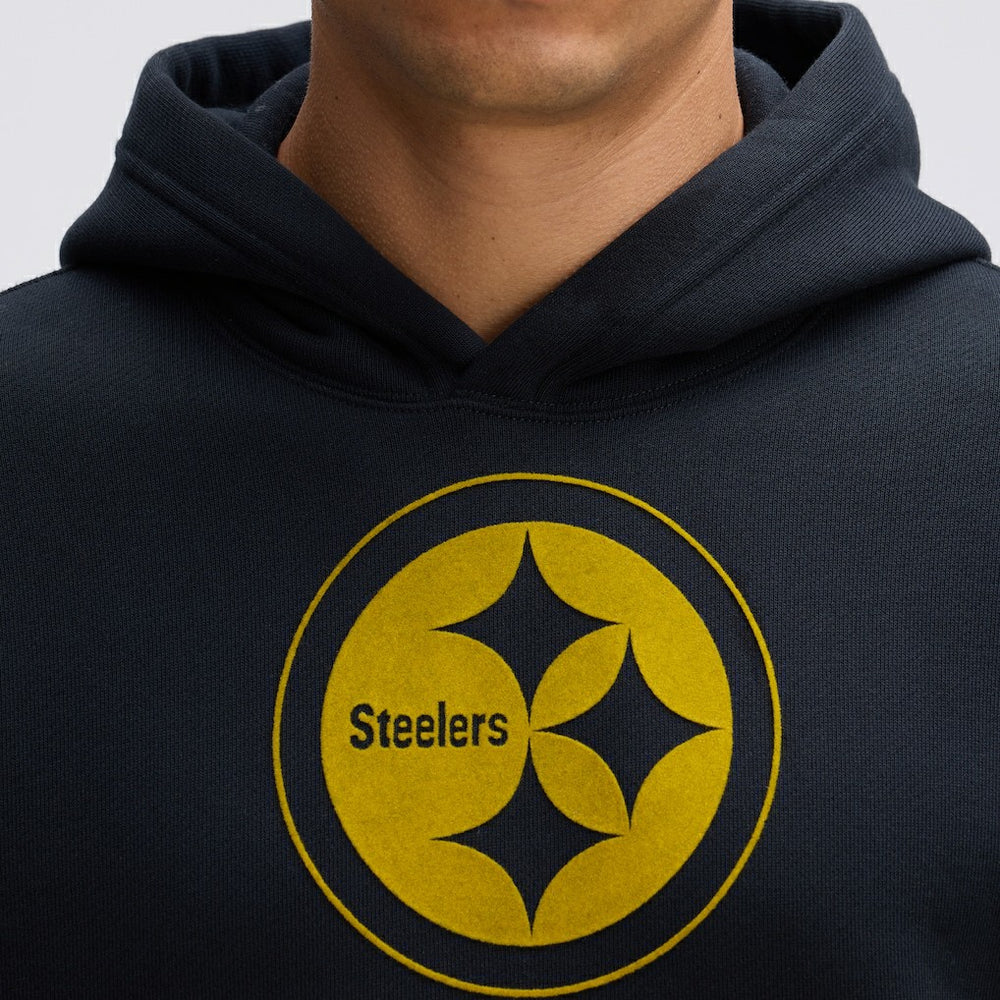 Pittsburgh Steelers Fanatics IconicFleece Flocked Hoodie