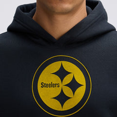 Pittsburgh Steelers Fanatics IconicFleece Flocked Hoodie