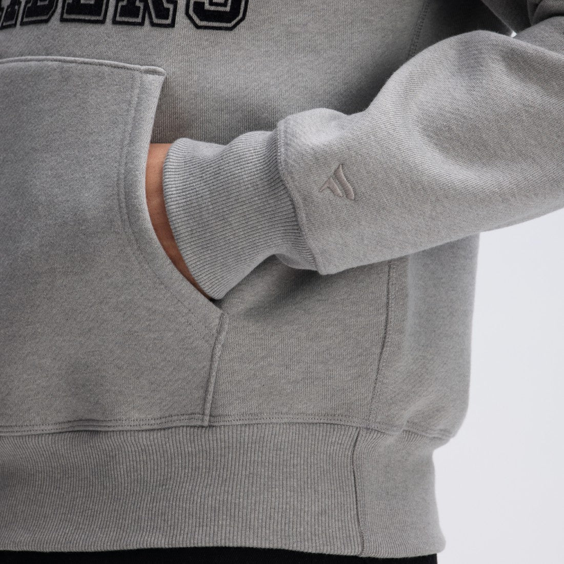 Las Vegas Raiders Fanatics IconicFleece Flocked Hoodie