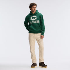 Green Bay Packers Fanatics IconicFleece Flocked Hoodie