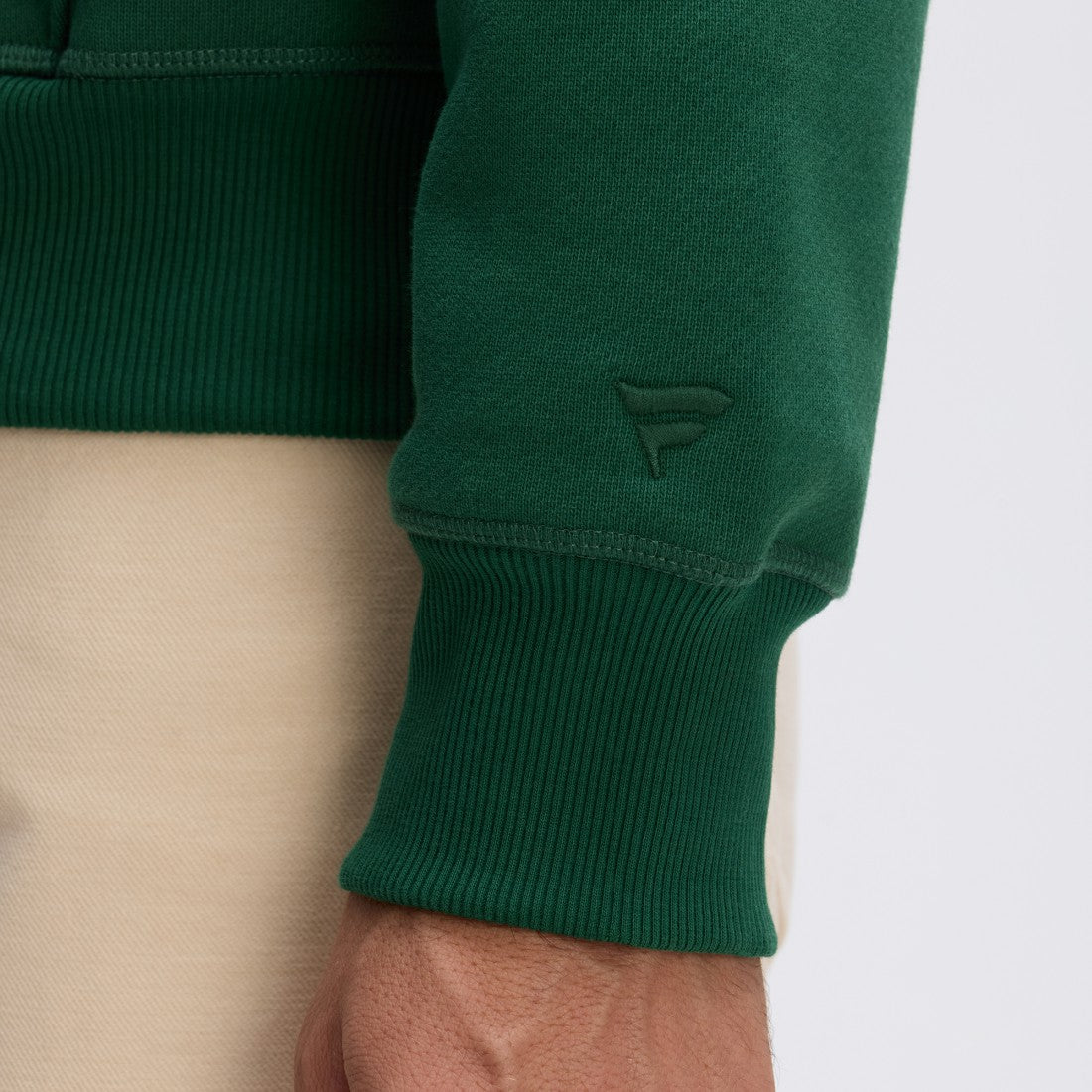 Green Bay Packers Fanatics IconicFleece Flocked Hoodie