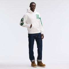 Philadelphia Eagles Fanatics IconicFleece Letterman Hoodie