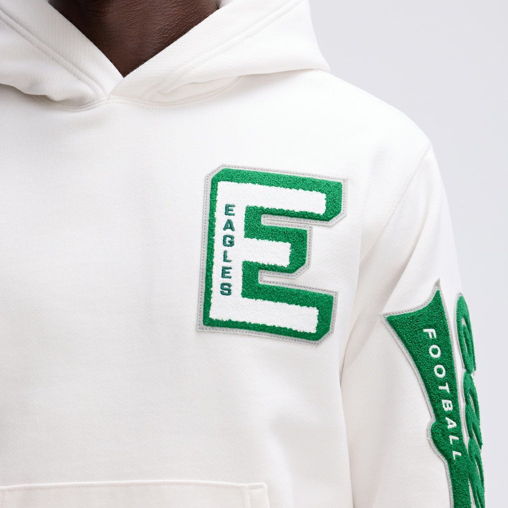 Philadelphia Eagles Fanatics IconicFleece Letterman Hoodie