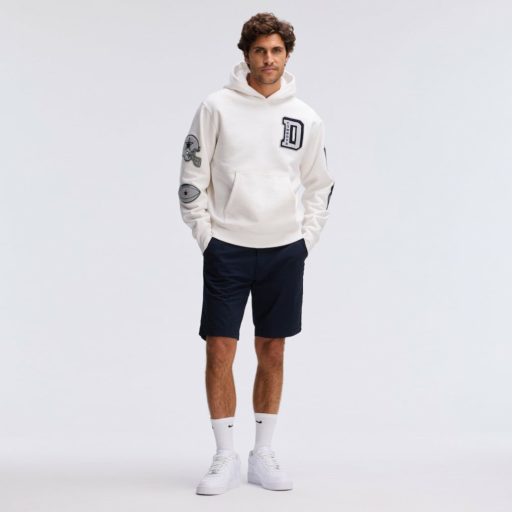 Dallas Cowboys Fanatics IconicFleece Letterman Hoodie