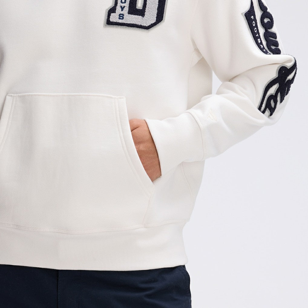 Dallas Cowboys Fanatics IconicFleece Letterman Hoodie