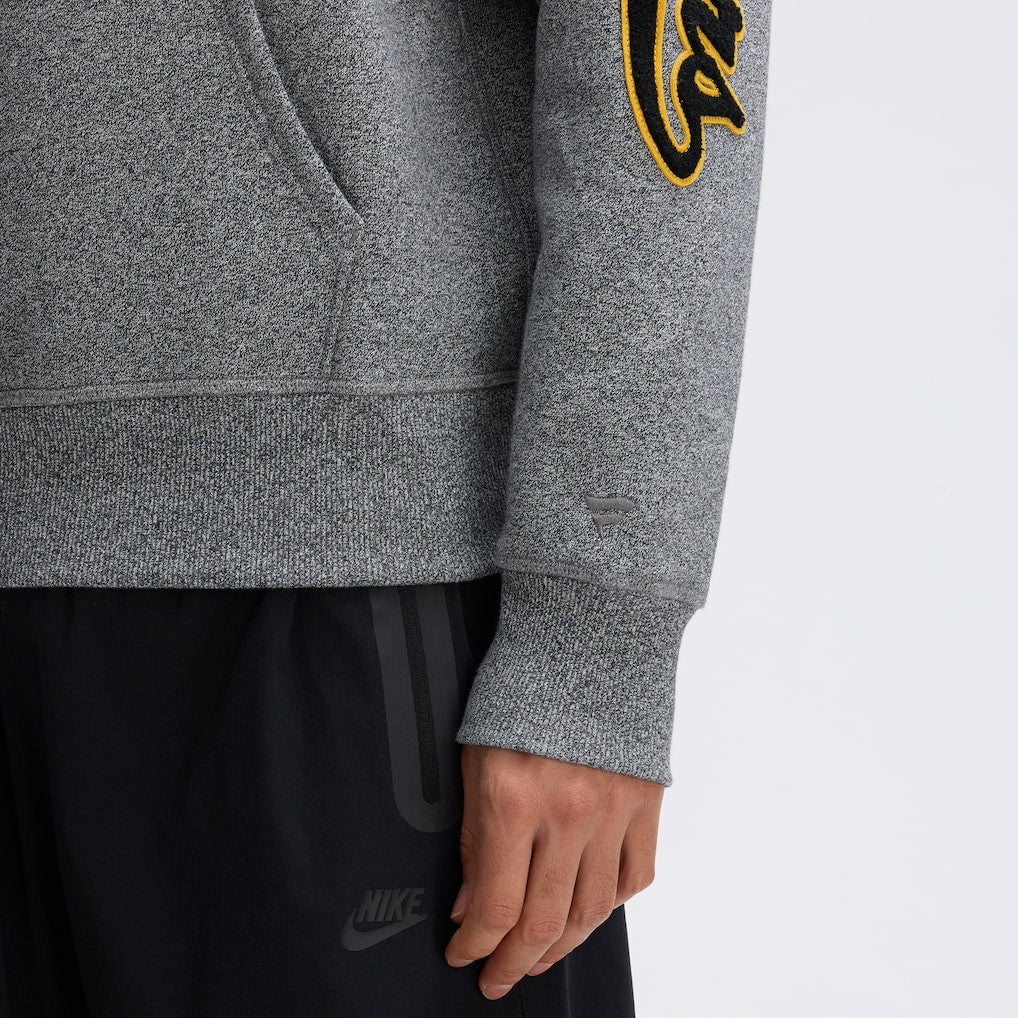 Pittsburgh Steelers Fanatics IconicFleece Letterman Hoodie