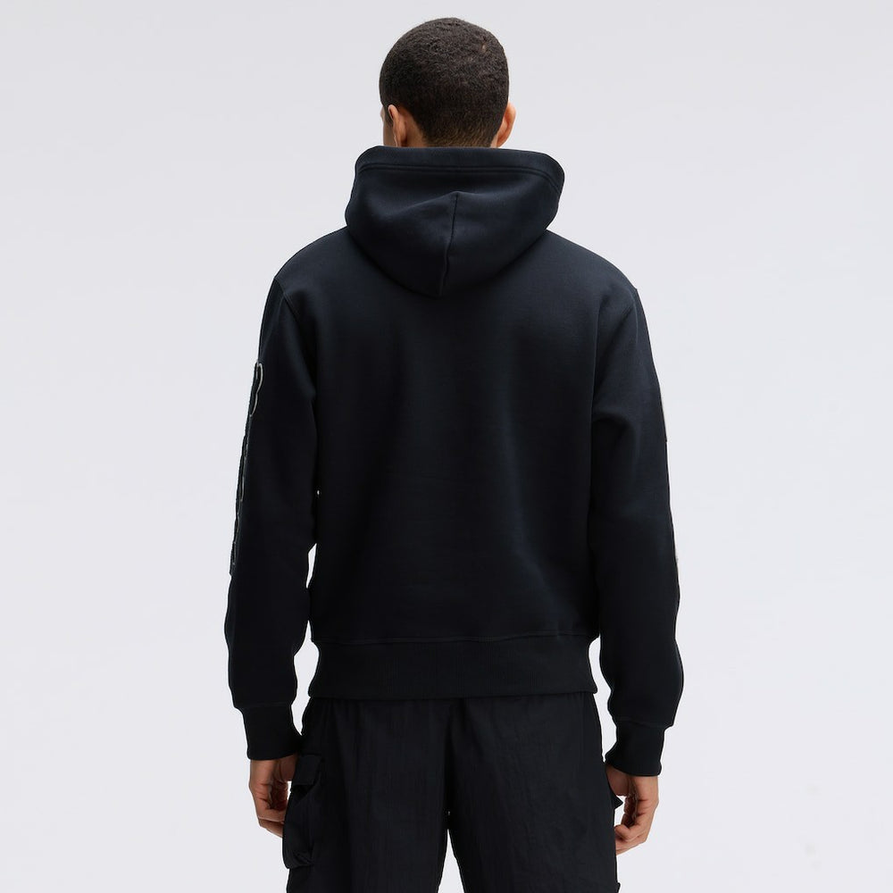 Las Vegas Raiders Fanatics IconicFleece Letterman Hoodie