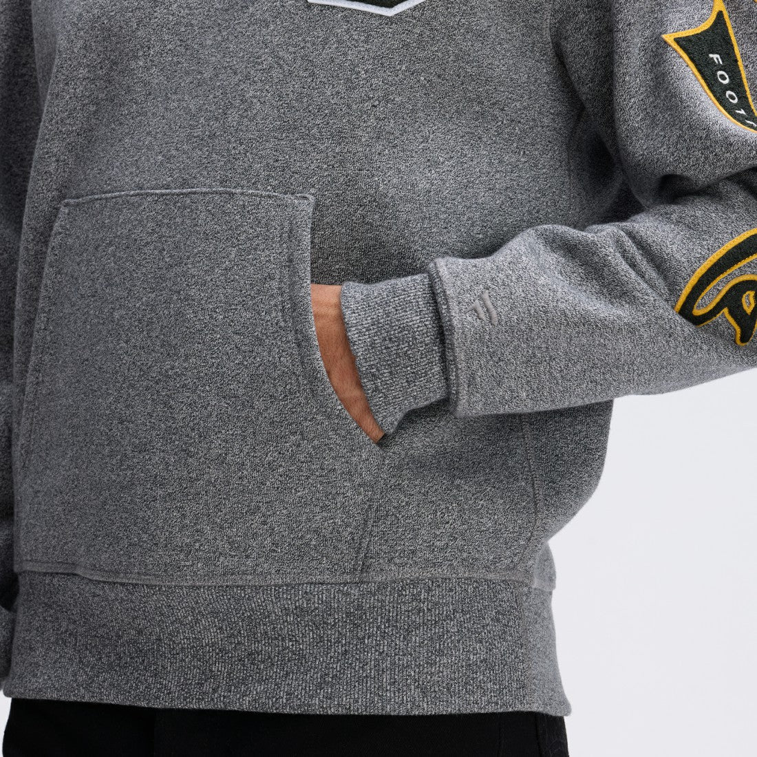 Green Bay Packers Fanatics IconicFleece Letterman Hoodie