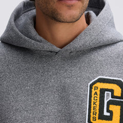 Green Bay Packers Fanatics IconicFleece Letterman Hoodie