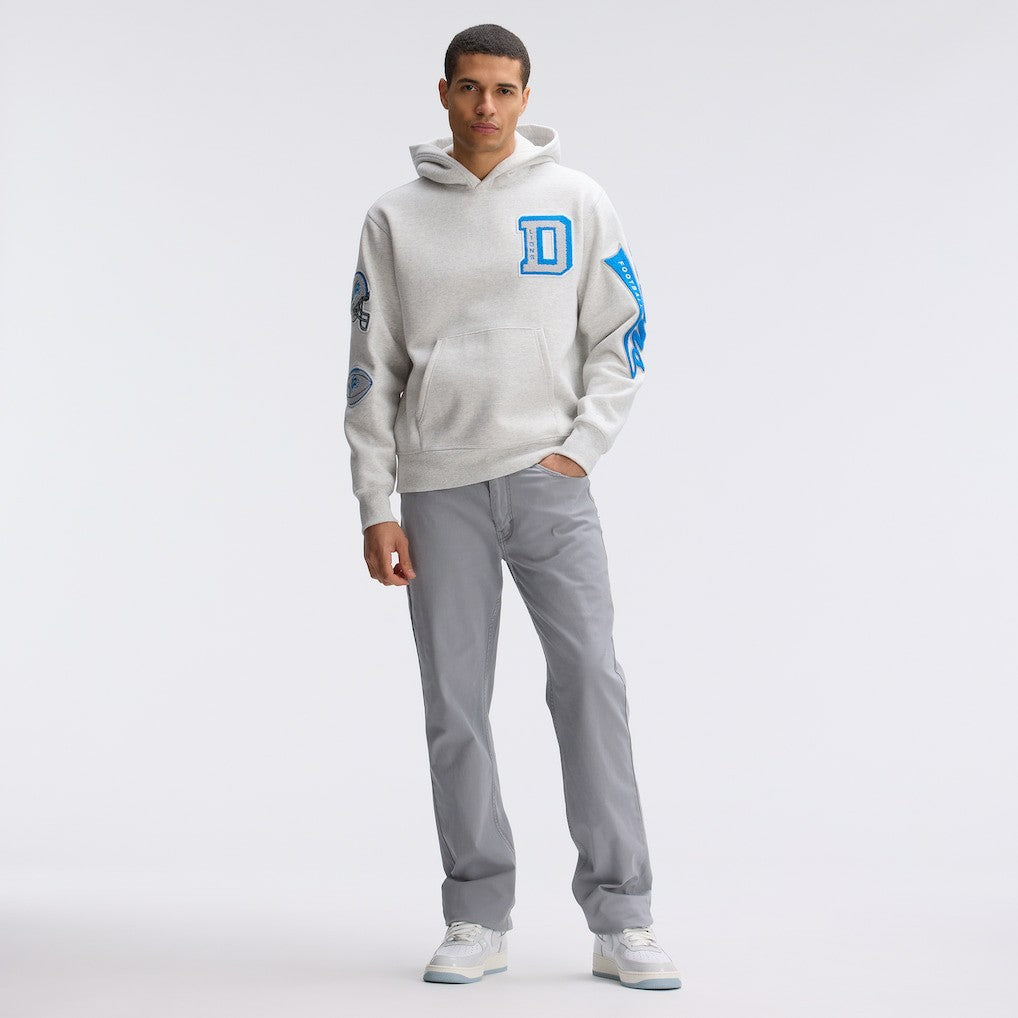 Detroit Lions Fanatics IconicFleece Letterman Hoodie