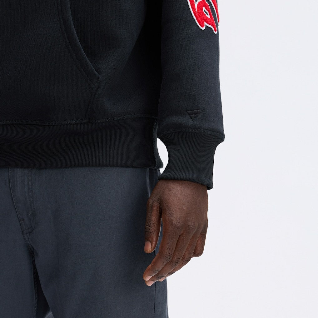 Kansas City Chiefs Fanatics IconicFleece Letterman Hoodie