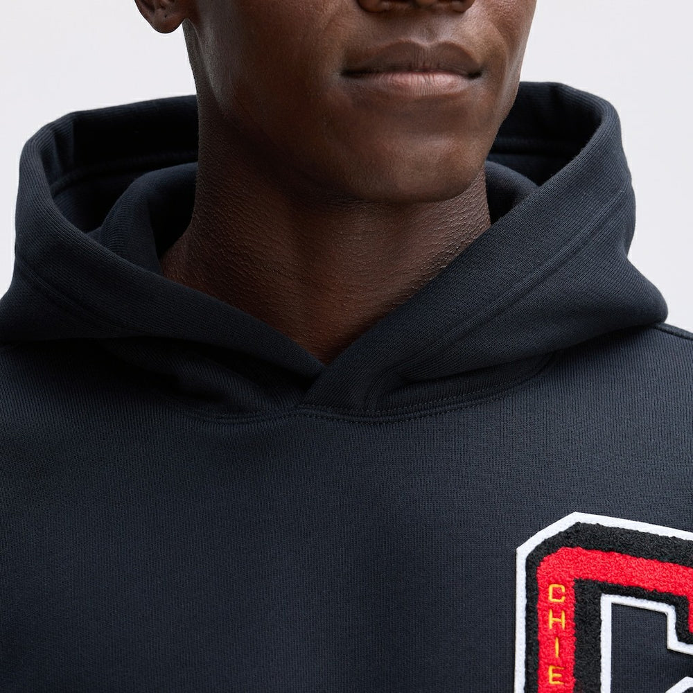 Kansas City Chiefs Fanatics IconicFleece Letterman Hoodie