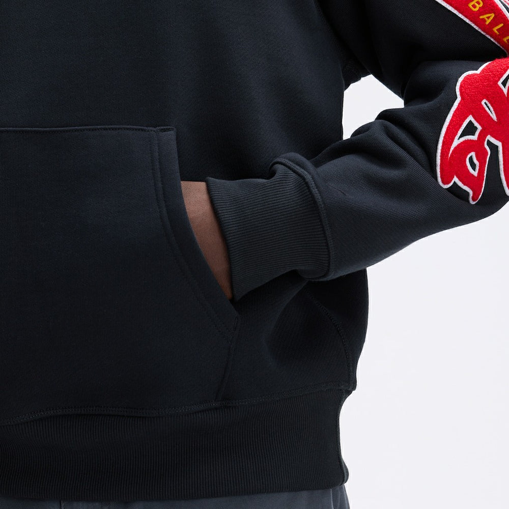 Kansas City Chiefs Fanatics IconicFleece Letterman Hoodie