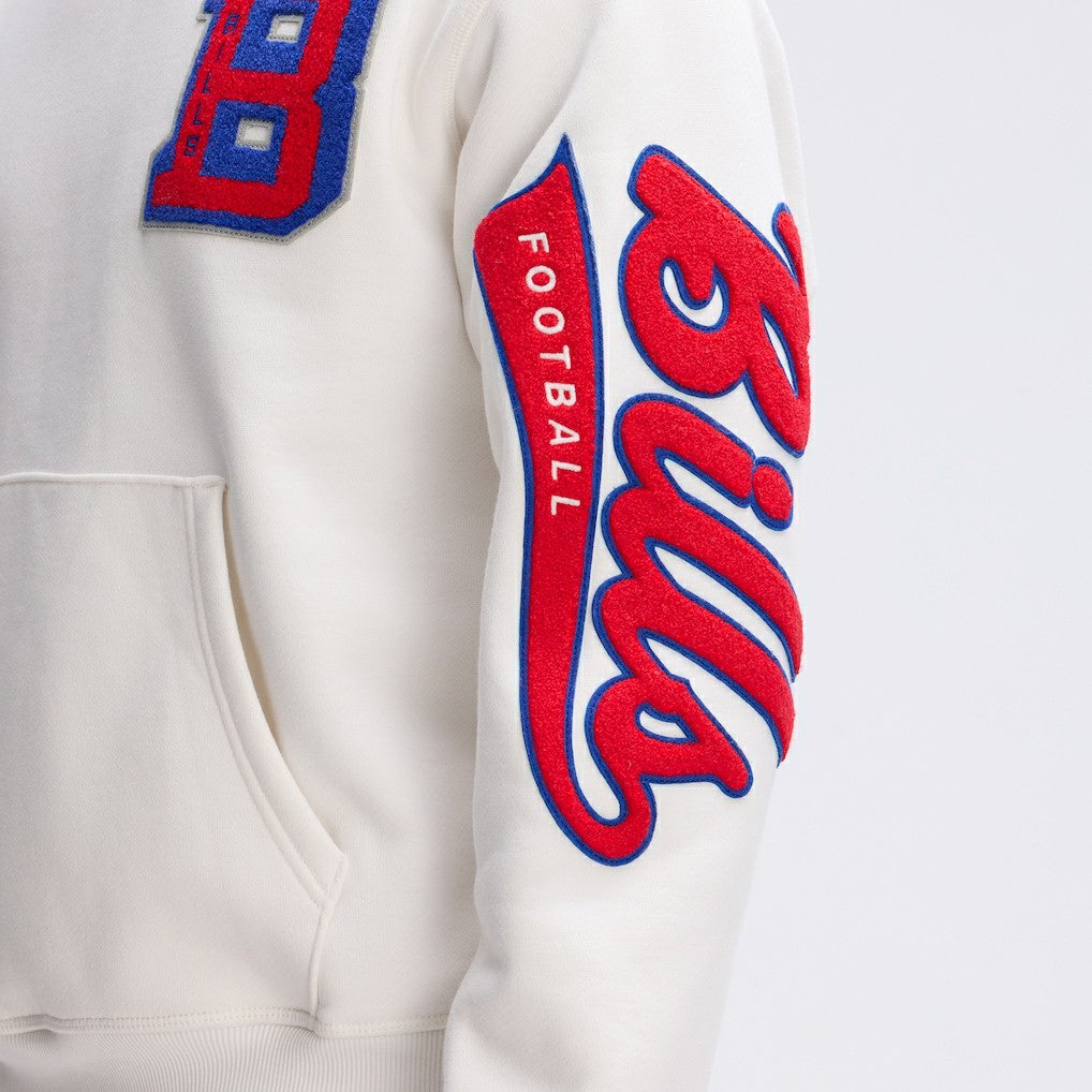 Buffalo Bills Fanatics IconicFleece Letterman Hoodie