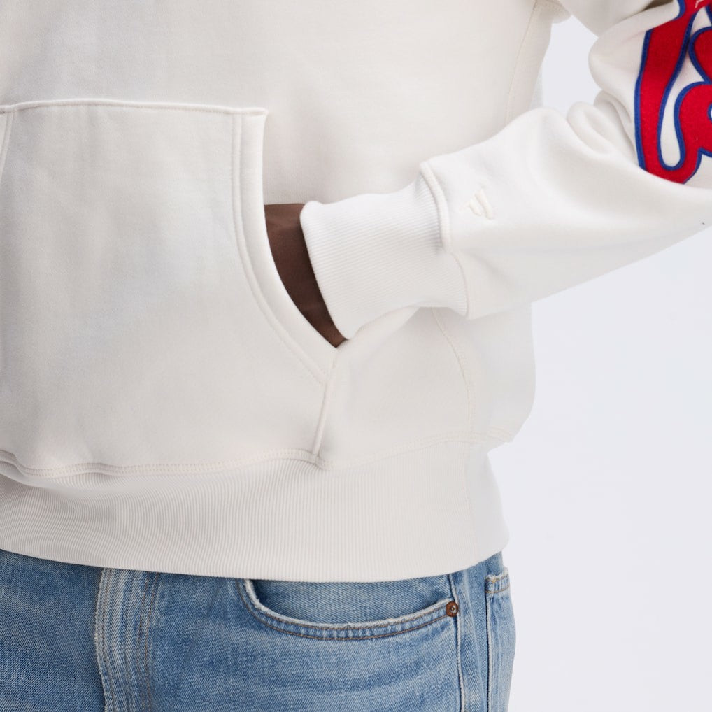 Buffalo Bills Fanatics IconicFleece Letterman Hoodie