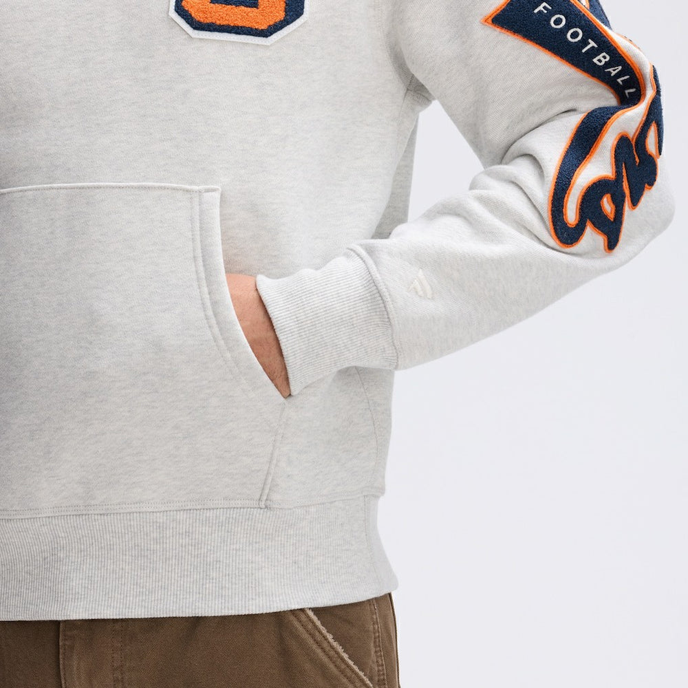 Chicago Bears Fanatics IconicFleece Letterman Hoodie