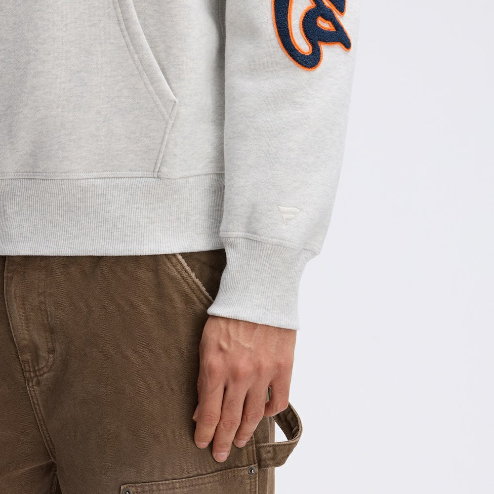 Chicago Bears Fanatics IconicFleece Letterman Hoodie