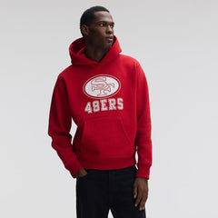 San Francisco 49ers Fanatics IconicFleece Flocked Hoodie