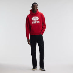 San Francisco 49ers Fanatics IconicFleece Flocked Hoodie