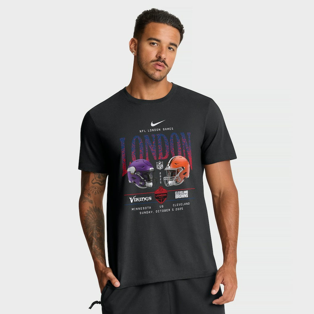 Cleveland Browns Nike Minnesota Vikings vs.  International Games London 2025 T-Shirt