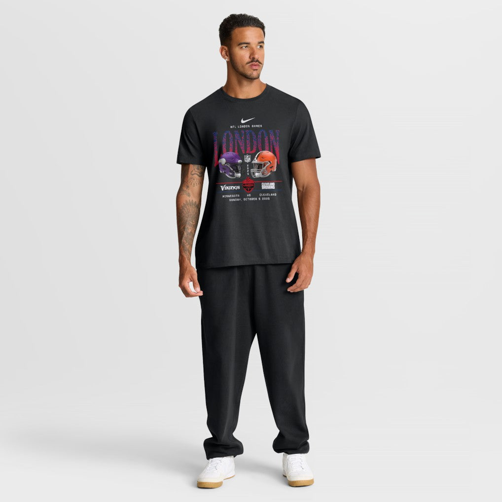 Cleveland Browns Nike Minnesota Vikings vs.  International Games London 2025 T-Shirt