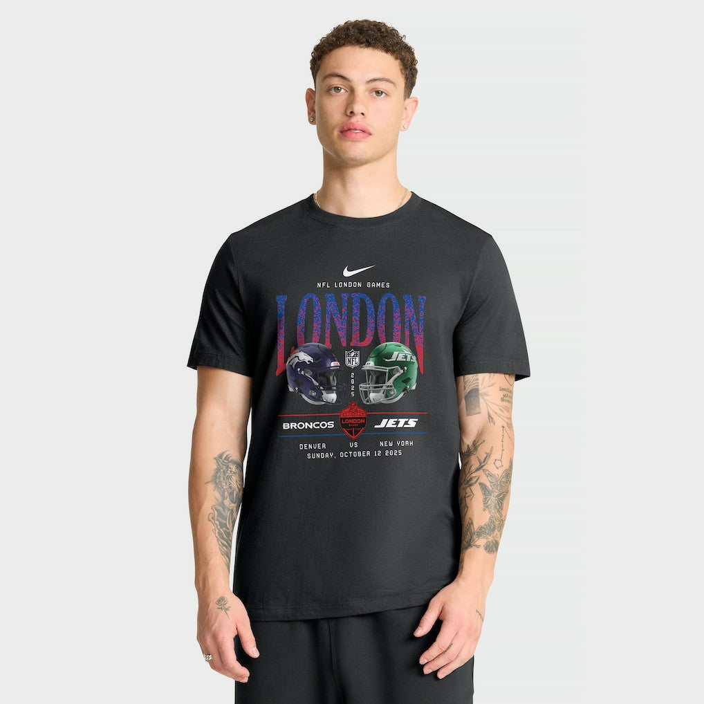 Denver Broncos Nike vs. New York Jets International Games London 2025 T-Shirt