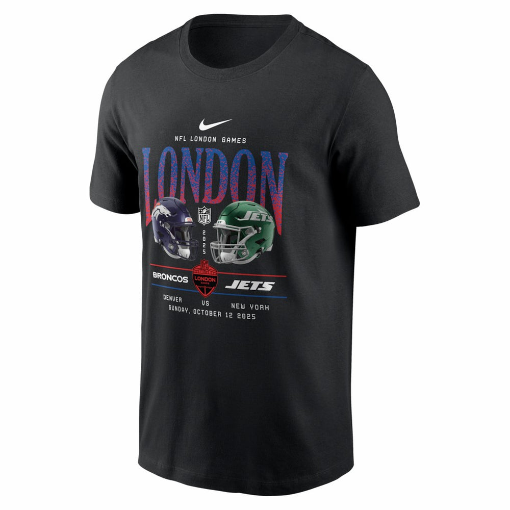Denver Broncos Nike vs. New York Jets International Games London 2025 T-Shirt
