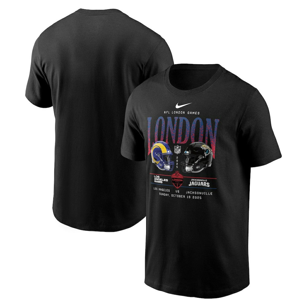 Jacksonville Jaguars Nike Los Angeles Rams vs.  International Games London 2025 T-Shirt