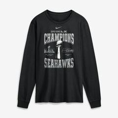 Seattle Seahawks Nike Super Bowl LX Champions Locker Room Trophy Collection Long Sleeve T-Shirt