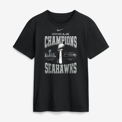 Seattle Seahawks Nike Super Bowl LX Champions Locker Room Trophy Collection Replica Tall T-Shirt