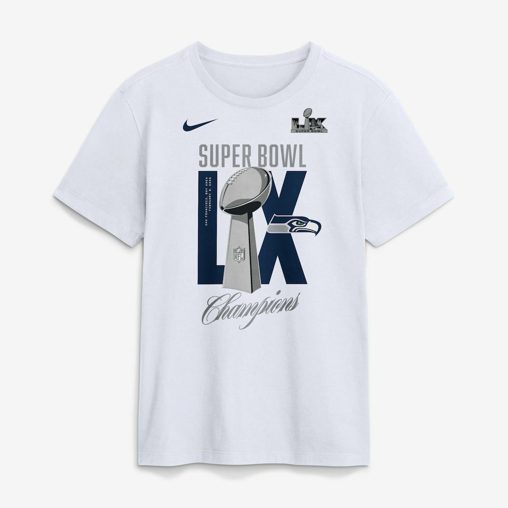 Seattle Seahawks Nike Super Bowl LX Champions Lombardi Trophy T-Shirt