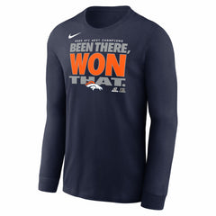 Denver Broncos Nike 2025 AFC West Division Champions Locker Room Trophy Collection Long Sleeve T-Shirt