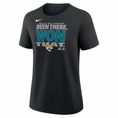 Jacksonville Jaguars Nike Women's 2025 AFC South Division Champions Locker Room Trophy Collection T-Shirt