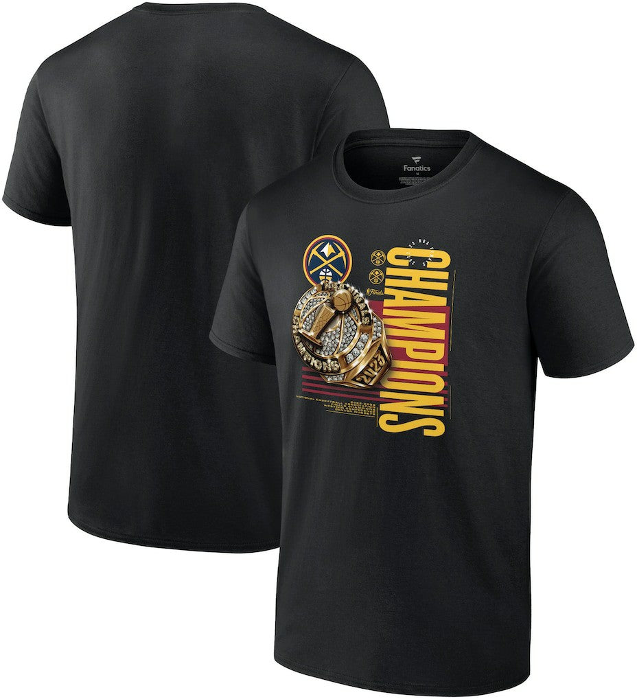 Denver Nuggets 2023 NBA Finals Champions Slam Bling Ring T-Shirt For Sale