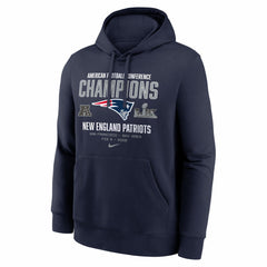 New England Patriots Nike 2025 AFC Champions Team Nation Hoodie