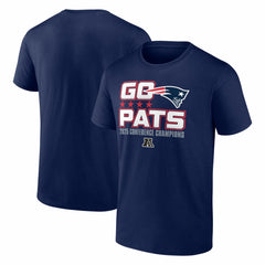 New England Patriots Fanatics 2025 AFC Champions Hometown T-Shirt