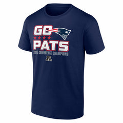 New England Patriots Fanatics 2025 AFC Champions Hometown T-Shirt