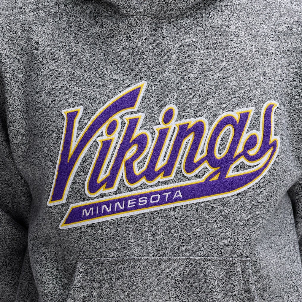 Minnesota Vikings Fanatics IconicFleece Tipped Hoodie