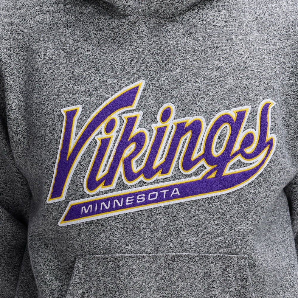 Minnesota Vikings Fanatics IconicFleece Tipped Hoodie
