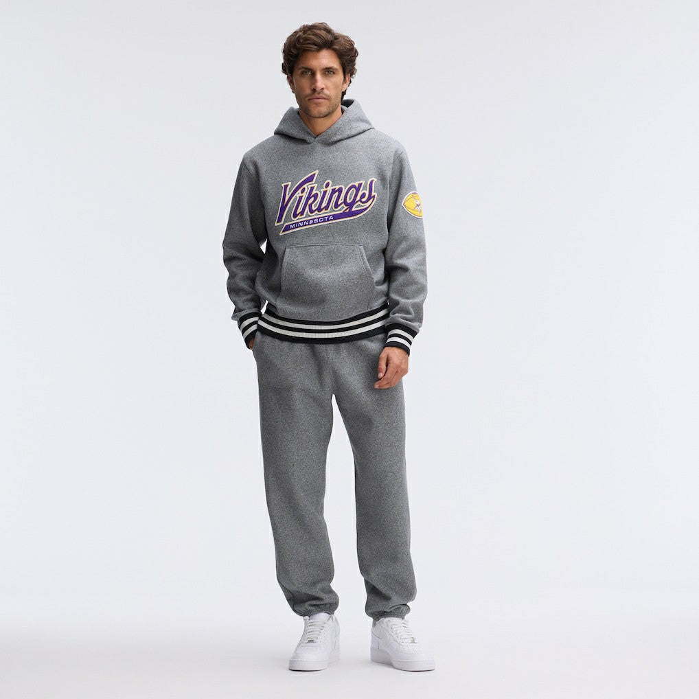Minnesota Vikings Fanatics IconicFleece Tipped Hoodie