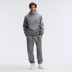 Minnesota Vikings Fanatics IconicFleece Tipped Hoodie