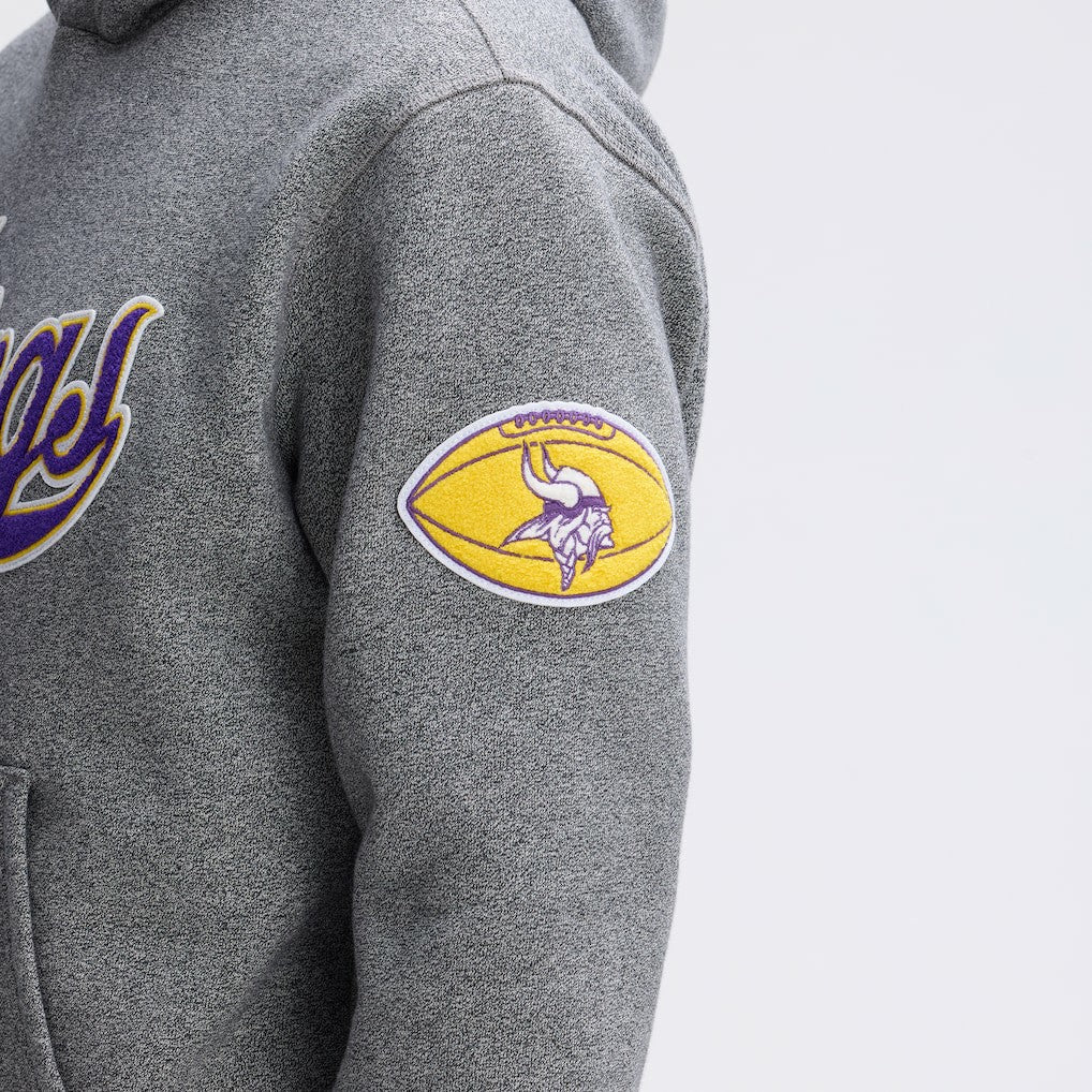 Minnesota Vikings Fanatics IconicFleece Tipped Hoodie