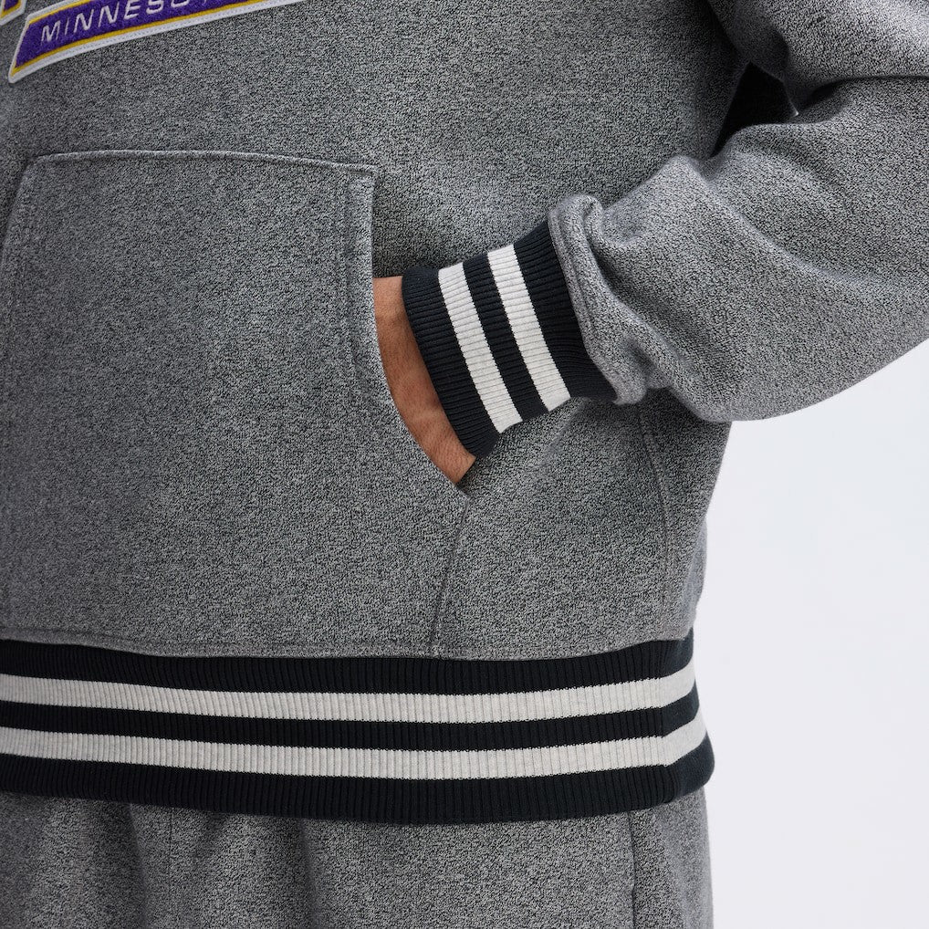 Minnesota Vikings Fanatics IconicFleece Tipped Hoodie
