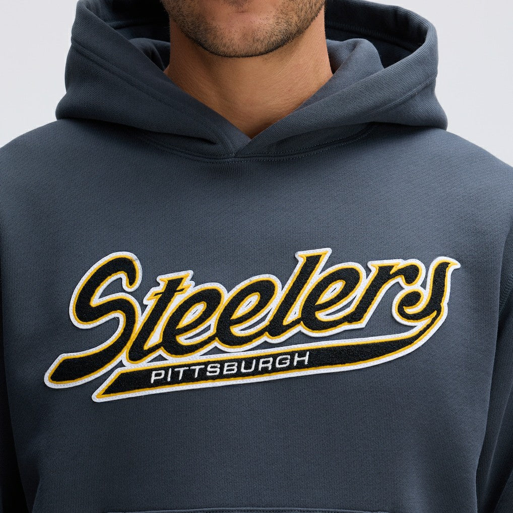 Pittsburgh Steelers Fanatics IconicFleece Tipped Hoodie