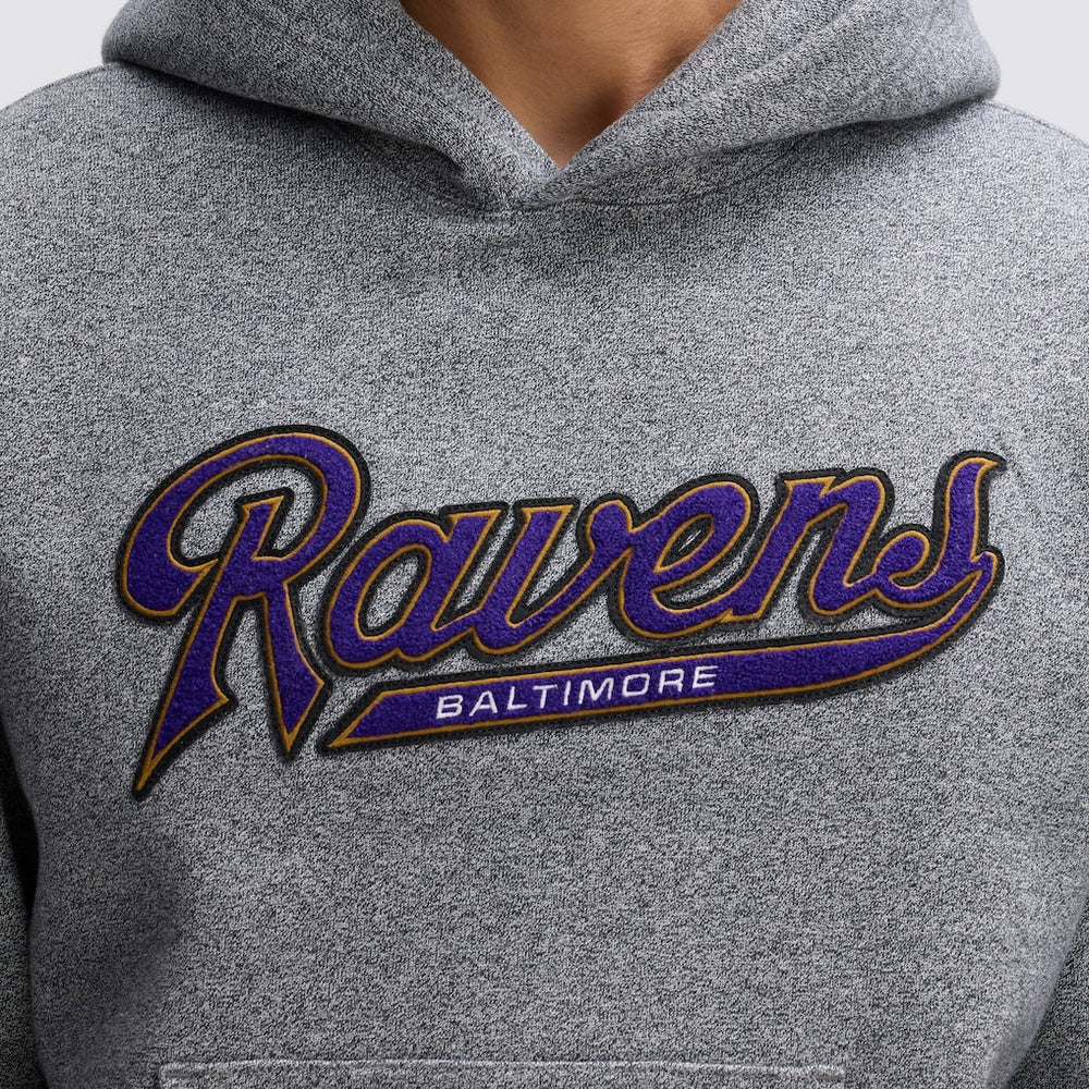 Baltimore Ravens Fanatics IconicFleece Tipped Hoodie
