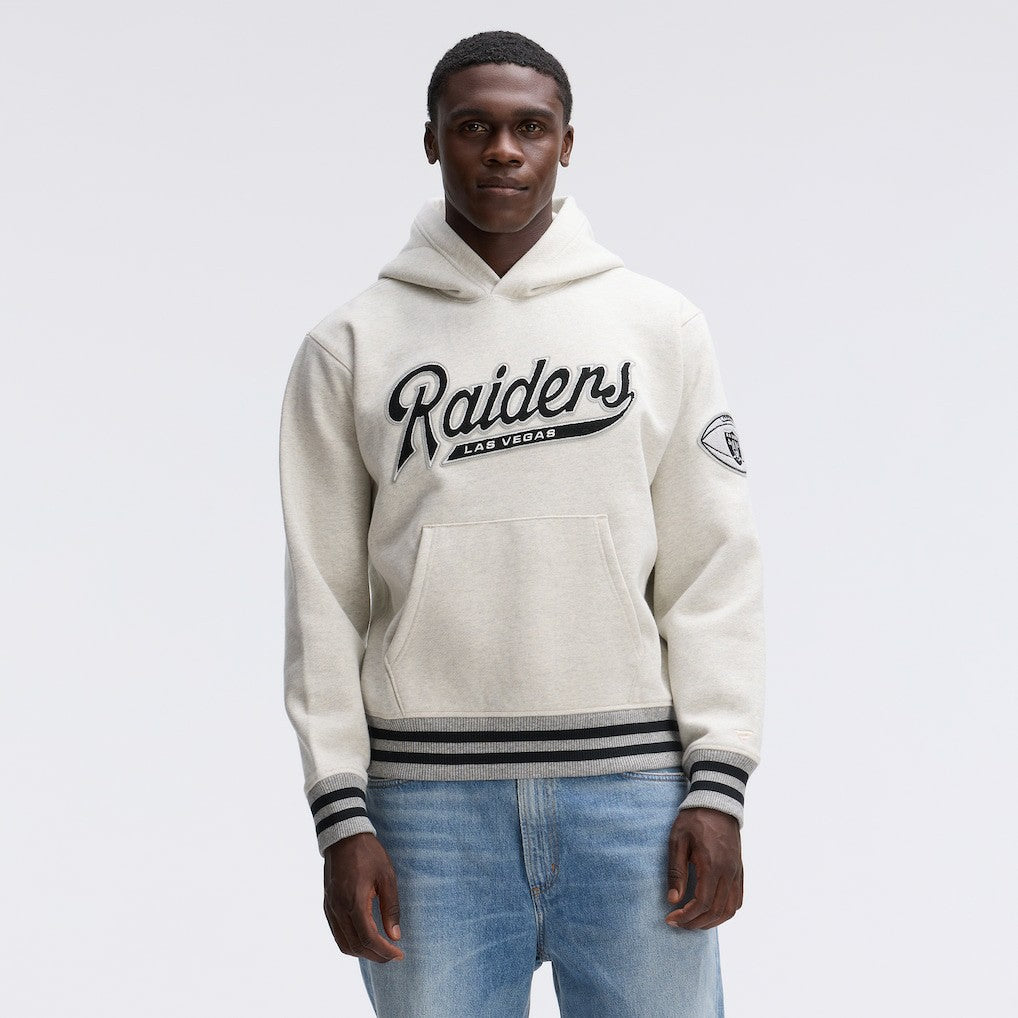 Las Vegas Raiders Fanatics IconicFleece Tipped Hoodie