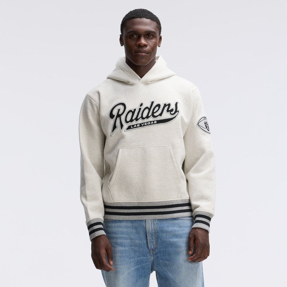 Las Vegas Raiders Fanatics IconicFleece Tipped Hoodie