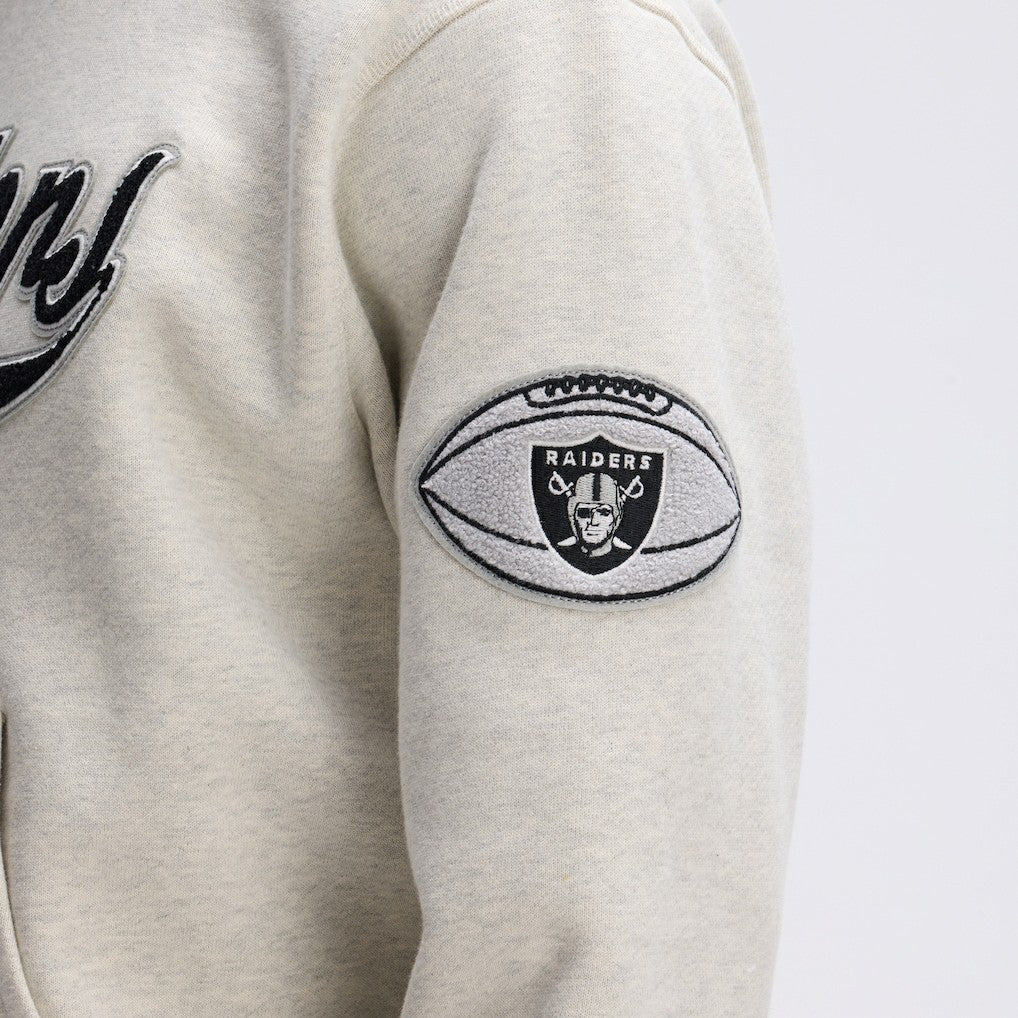 Las Vegas Raiders Fanatics IconicFleece Tipped Hoodie